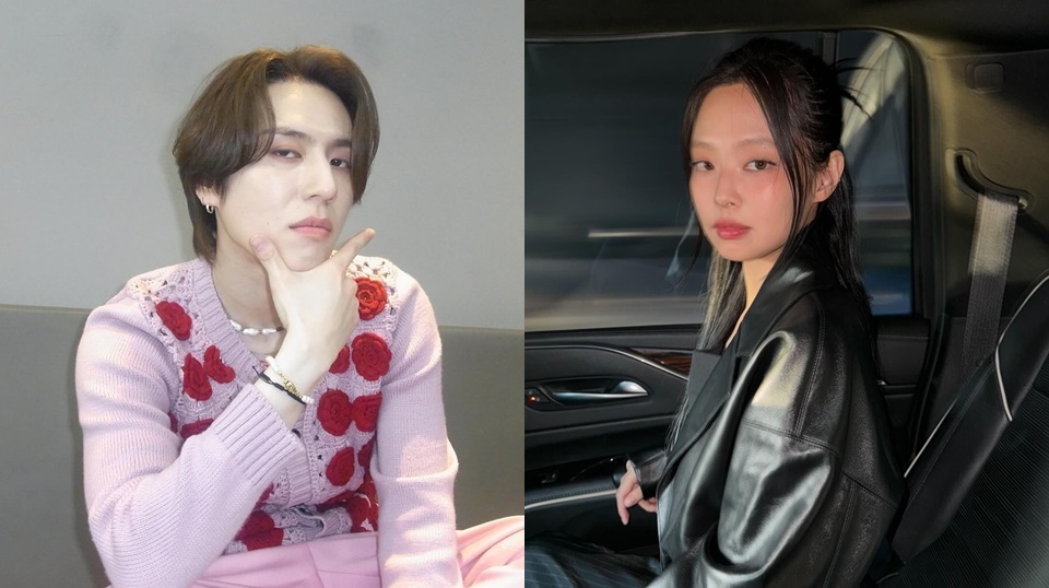 Yugyeom GOT7 dan Jennie BLACKPINK Instagram